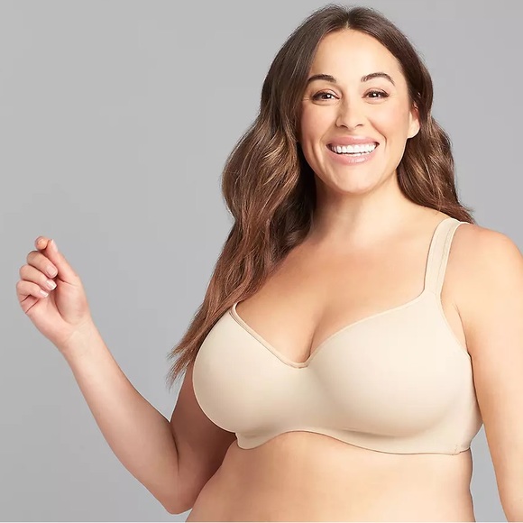 Cacique Nude Lightly Lined Balconette Bra 38D - Picture 1 of 8